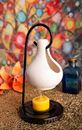 Bild von Joy Aromalampe Keramik mit Eisenstand