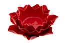Immagine di Blütenkeramik Rose rot, gross
