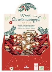 Bild von Mini-Christbaumkugeln aus Glas, VE-36