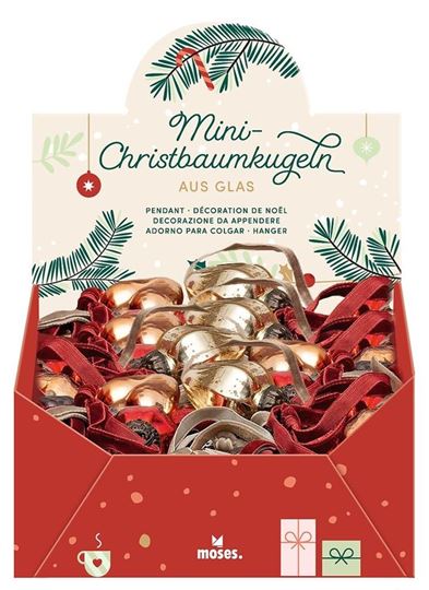 Picture of Mini-Christbaumkugeln aus Glas, VE-36