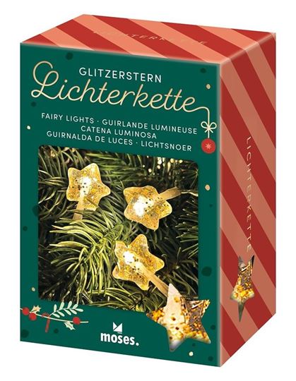 Picture of Lichterkette Glitzerstern, VE-9