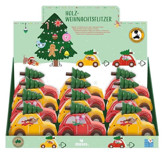 Bild von Holz-Weihnachtsflitzer, VE-12