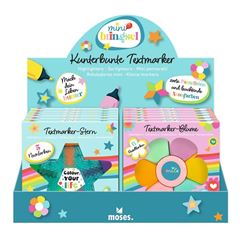 Immagine di Mini-Bringsel Textmarker Stern und Blume, VE-12