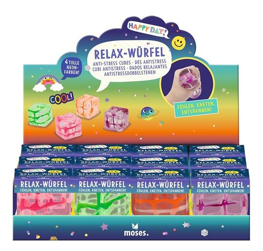 Bild von Happy Day Relax-Würfel Neon, VE-12