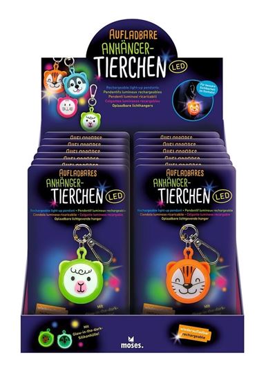 Image sur Aufladbare Anhänger-Tierchen LED, VE-12
