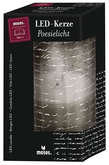 Bild von moses. libri_x LED-Kerze Poesielicht, VE-3