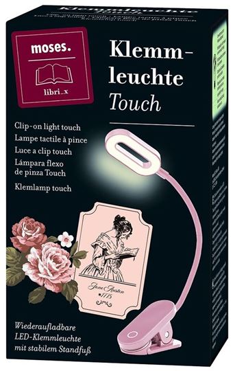 Immagine di moses. libri_x Klemmleuchte Touch Altrosa, VE-2