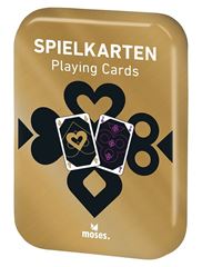 Bild von Spielkarten metallic, VE-4