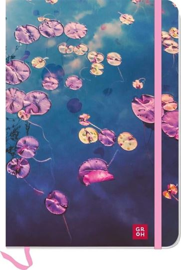 Bild von Notizbuch Auszeit Seerose