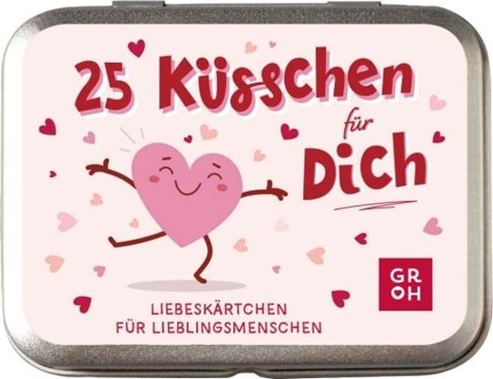 Immagine di Metalldose 25 Küsschen für Dich