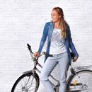 Image sur Shirt Namasté mit 1/4-Arm in weiss-aqua von The Spirit of OM
