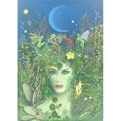 Immagine di Leinwandbild Mutter Erde Gaia, 30 × 45 cm
