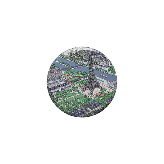 Picture of magnet tour eiffel vue du ciel, VE-6