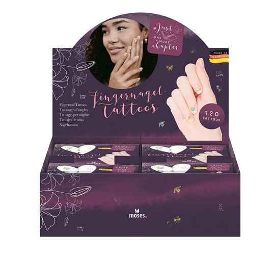 Immagine di Just One More Chapter Fingernagel-Tattoos, VE-24