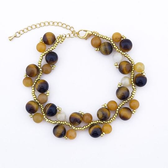 Immagine di Innere Sonne - Solarplexus Chakra Armband aus der Zarya Collection