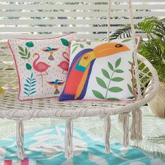Immagine di Tropical Flamingo Pink 43x43cm - Kissenbezug OHNE Füllung