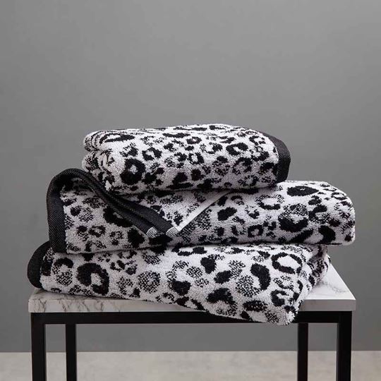 Bild von Animal Black/White Hand Towel 50x90cm