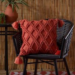 Bild von Alda Terracotta 43x43 - Kissenbezug OHNE Füllung