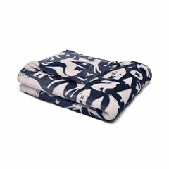 Picture of Scandi Animals Navy 120x150cm Throw