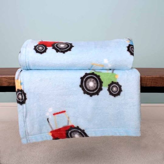 Bild von Farmyard Friends Blue 120X150cm Throw