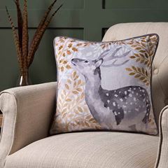 Bild von Forest Animals Grey 43x43cm - Kissenfüllung inkl.