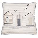 Bild von Beach Huts Outdoor Natural 43x43cm - Kissenfüllung inkl.