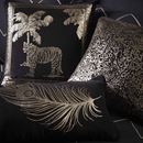 Bild von Dandy Black/Gold 30x50cm - Kissenfüllung inkl.
