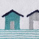 Picture of Beach Huts Blue Bath Mat