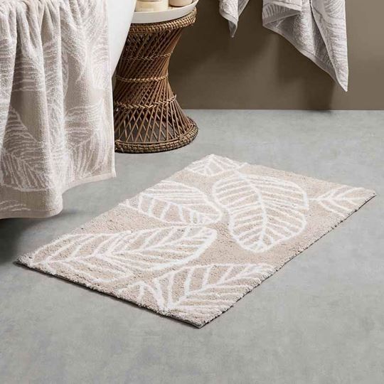 Immagine di Matteo Natural/White Bath Mat
