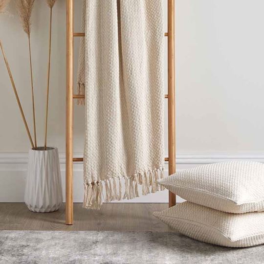 Picture of Hayden Cream 200x200cm Throw
