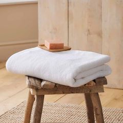 Picture of Abode Eco White Bath Sheet  90x150cm