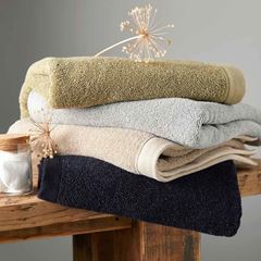 Picture of Abode Eco Grey Bath Sheet  90x150cm