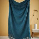 Bild von Chenille Teal 130x180cm Throw