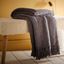 Bild von Chenille Charcoal 130x180cm Throw