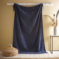 Immagine di Chenille Navy 130x180cm Throw