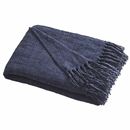 Bild von Chenille Navy 130x180cm Throw