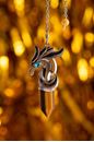 Image sur Drachen-Pendel, Tigerauge