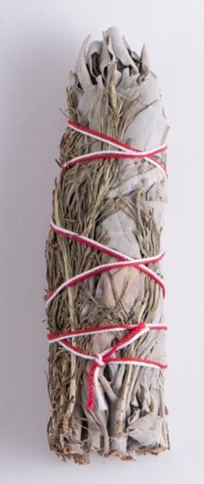 Image sur Weisser Salbei/Rosmarin Mini-Kräuterbündel