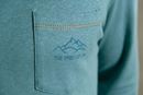 Picture of Langarm Shirt men Planet niagara-blau von The Spirit of OM