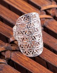 Immagine di Ring Blume des Lebens, 30 mm, offen 