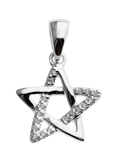 Immagine di Pentagramm Anhänger 925 Silber