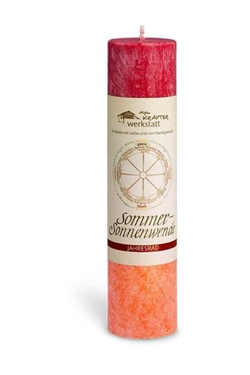 Bild von Allgäuer Heilkräuter-Kerze Sommersonnenwende