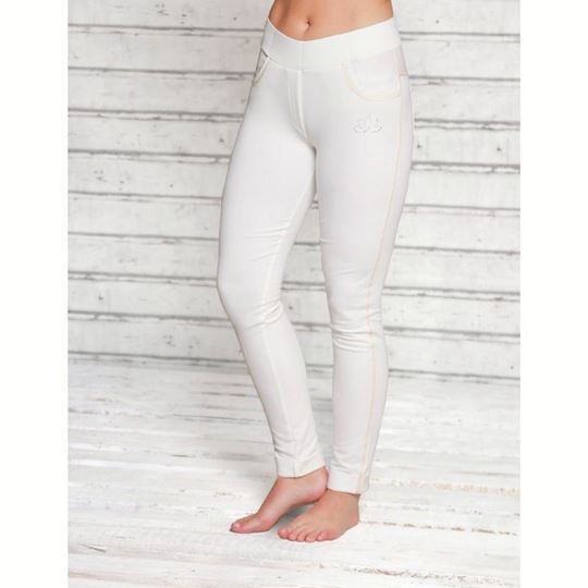 Immagine di Jeggings lang in naturweiss von The Spirit of OM