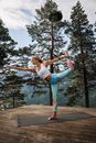 Image sur Yoga Leggings in karibik-blue von The Spirit of OM