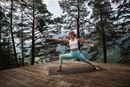 Image sur Yoga Leggings in karibik-blue von The Spirit of OM