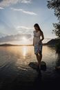 Picture of Rock - be happy - natur/bunt von The Spirit of OM