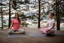 Immagine di Shirt Raglan OM Herz in weiss von The Spirit of OM