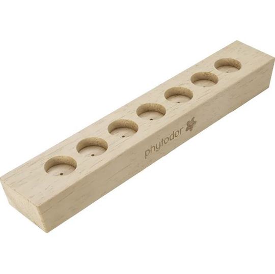 Immagine di Holzständer für Chakra-Öle oder Sprays 7 x 20 ml