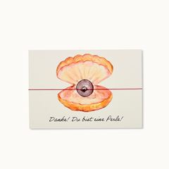 Picture of Armband-Karte Oyster Danke - by vivi.