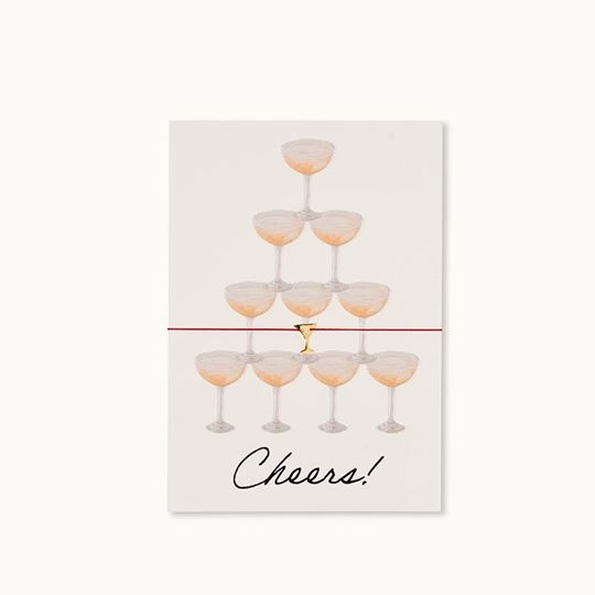 Bild von Armband-Karte: Cheers! - by vivi.
